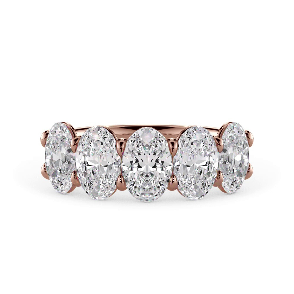 360 degree view of Oval Cut Diamond 5 Stone Ring (3.00 ct. tw.)