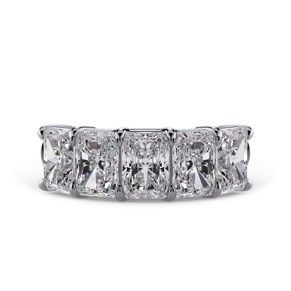 360 degree view of Radiant Cut Diamond 5 Stone Ring (3.00 ct. tw.)