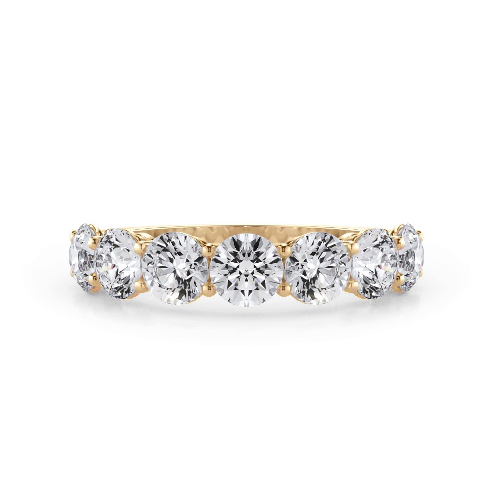 360 degree view of Classic Seven-Stone Round Diamond Band (1.40ct. tw.)