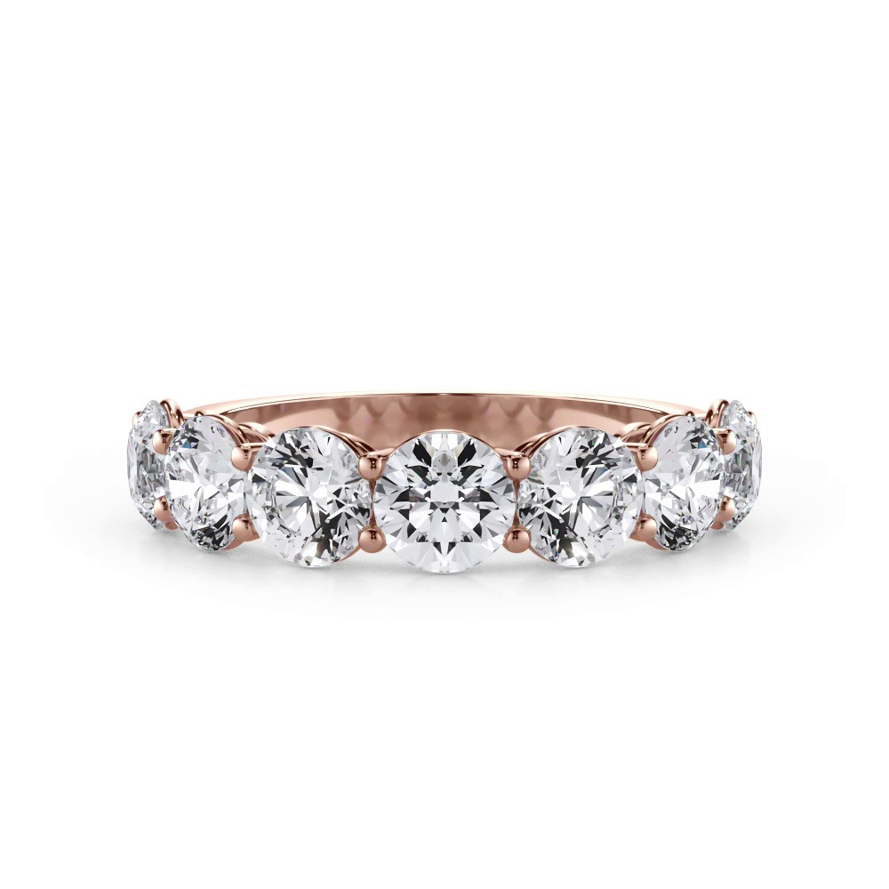 360 degree view of Classic Seven-Stone Round Lab Diamond Band (2.10ct. tw.)