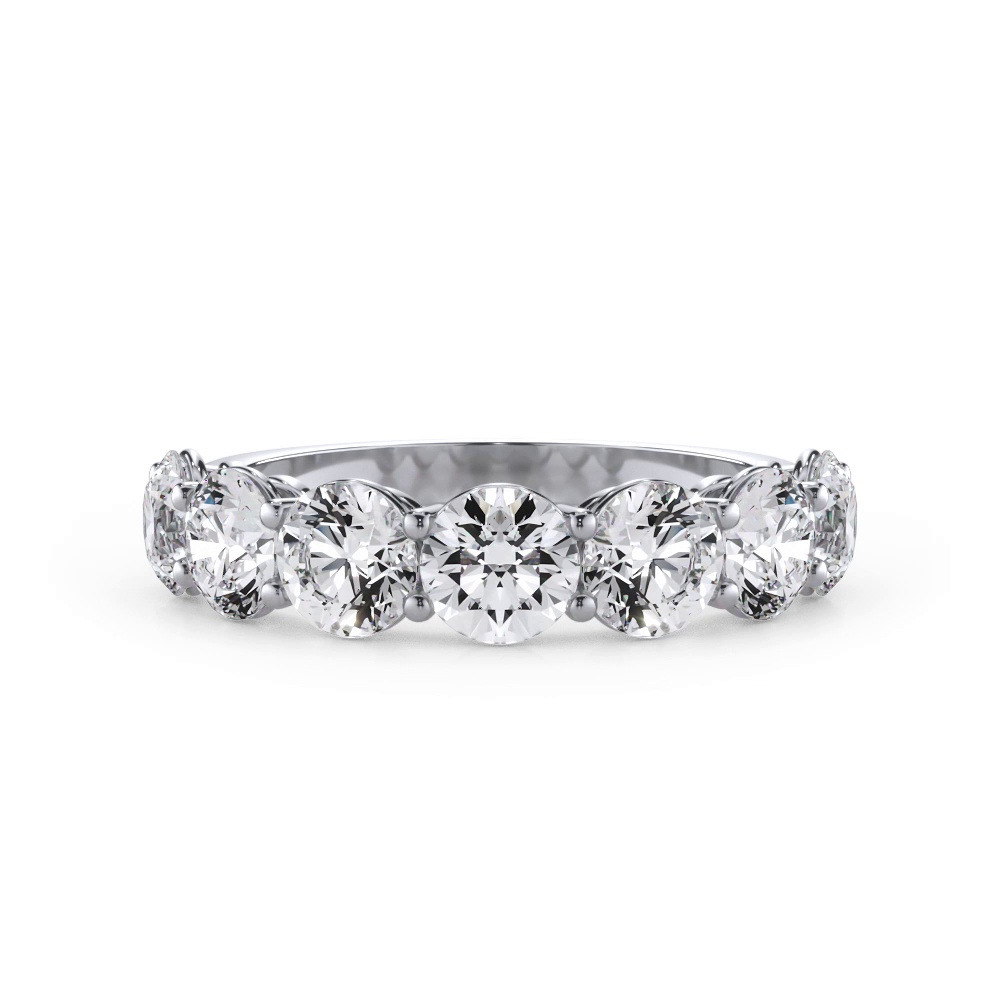 360 degree view of Classic Seven-Stone Round Diamond Band (2.10ct. tw.)