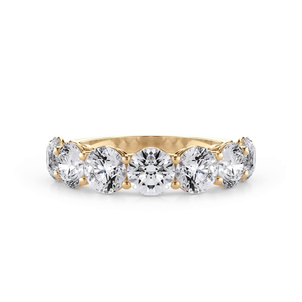 360 degree view of Classic Seven-Stone Round Diamond Band (2.80ct. tw.)