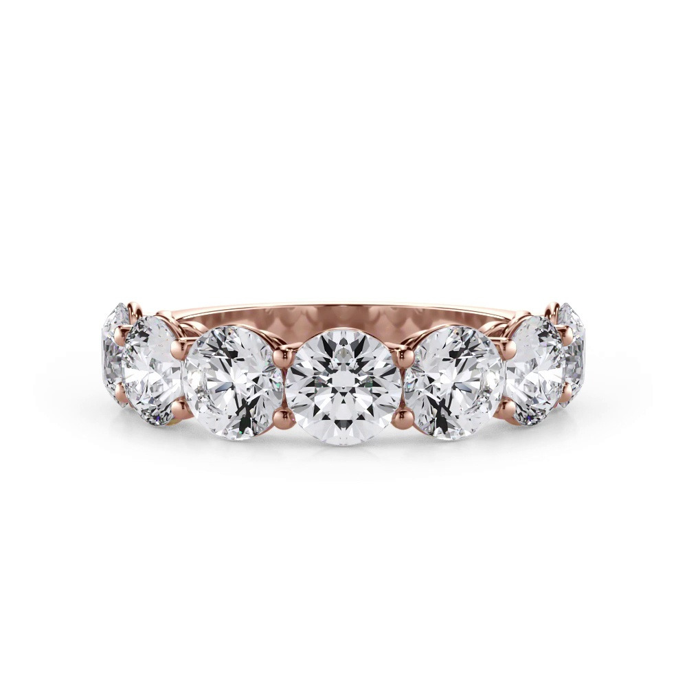 360 degree view of Classic Seven-Stone Round Lab Diamond Band (3.50ct. tw.)