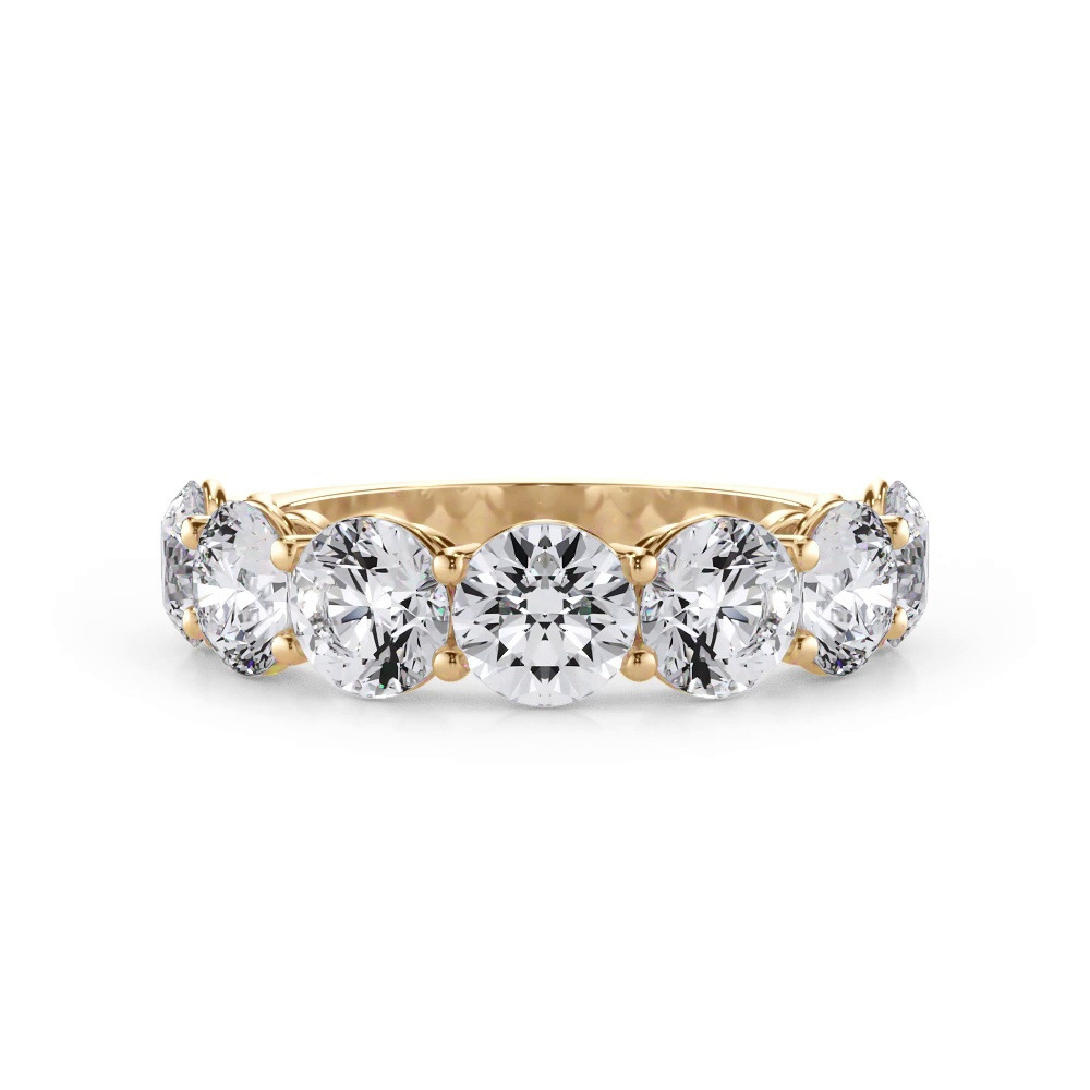 360 degree view of Classic Seven-Stone Round Diamond Band (3.50ct. tw.)