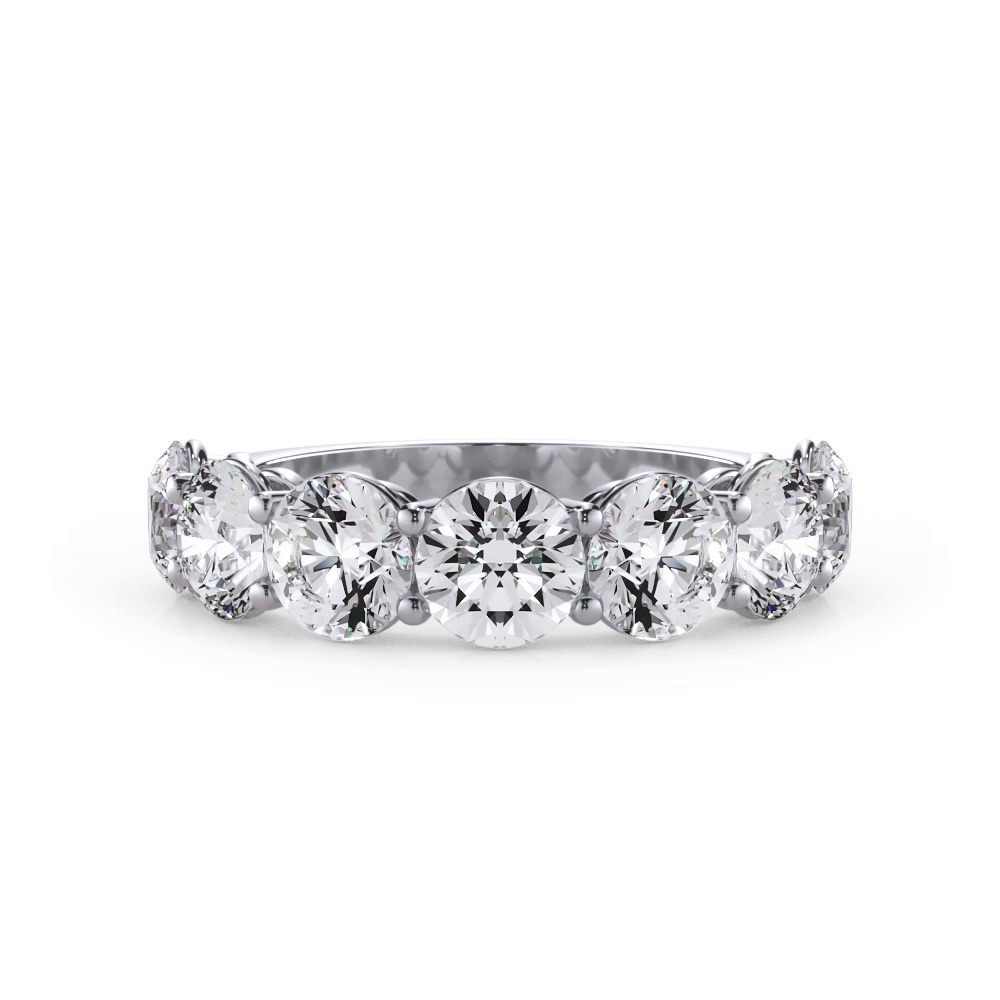 360 degree view of Classic Seven-Stone Round Diamond Band (3.50ct. tw.)