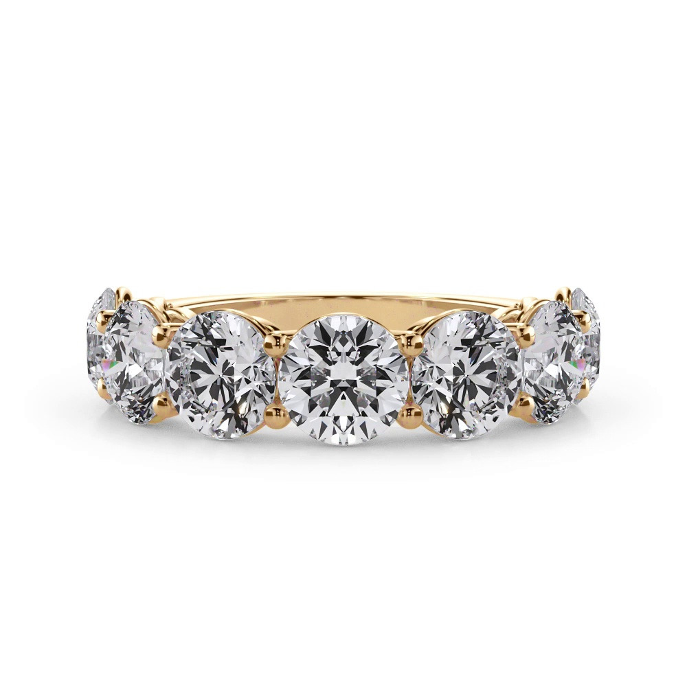 360 degree view of Classic Seven-Stone Round Diamond Band (4.20ct. tw.)