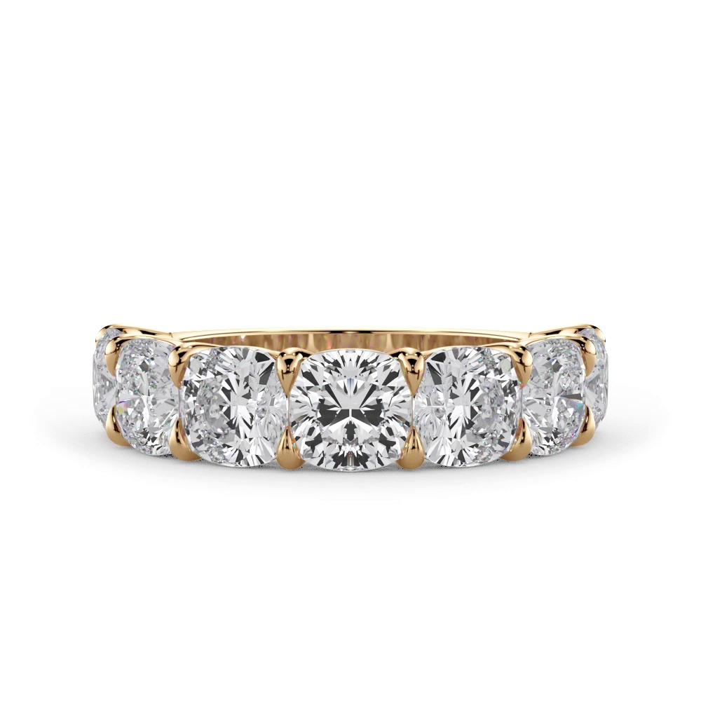 360 degree view of Cushion Cut Diamond 7 Stone Ring (5.00 ct. tw.)