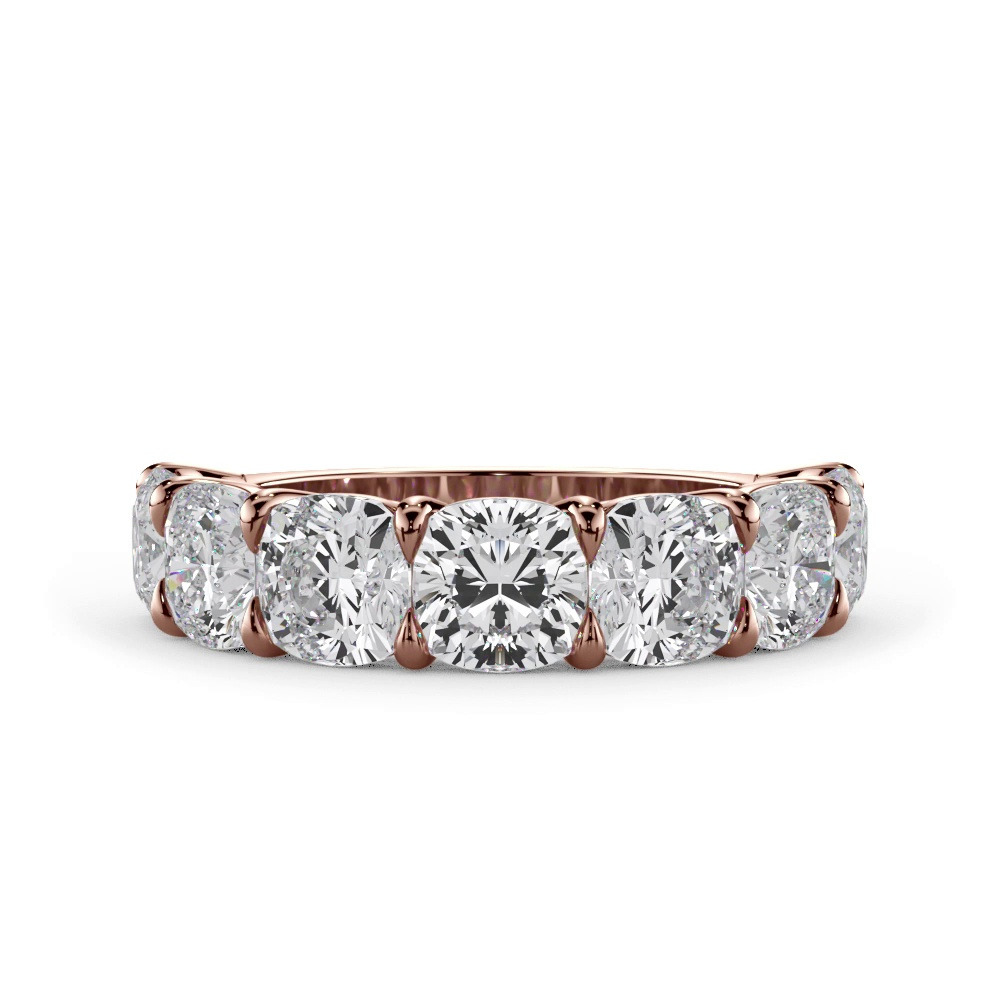 360 degree view of Cushion Cut Diamond 7 Stone Ring (5.00 ct. tw.)