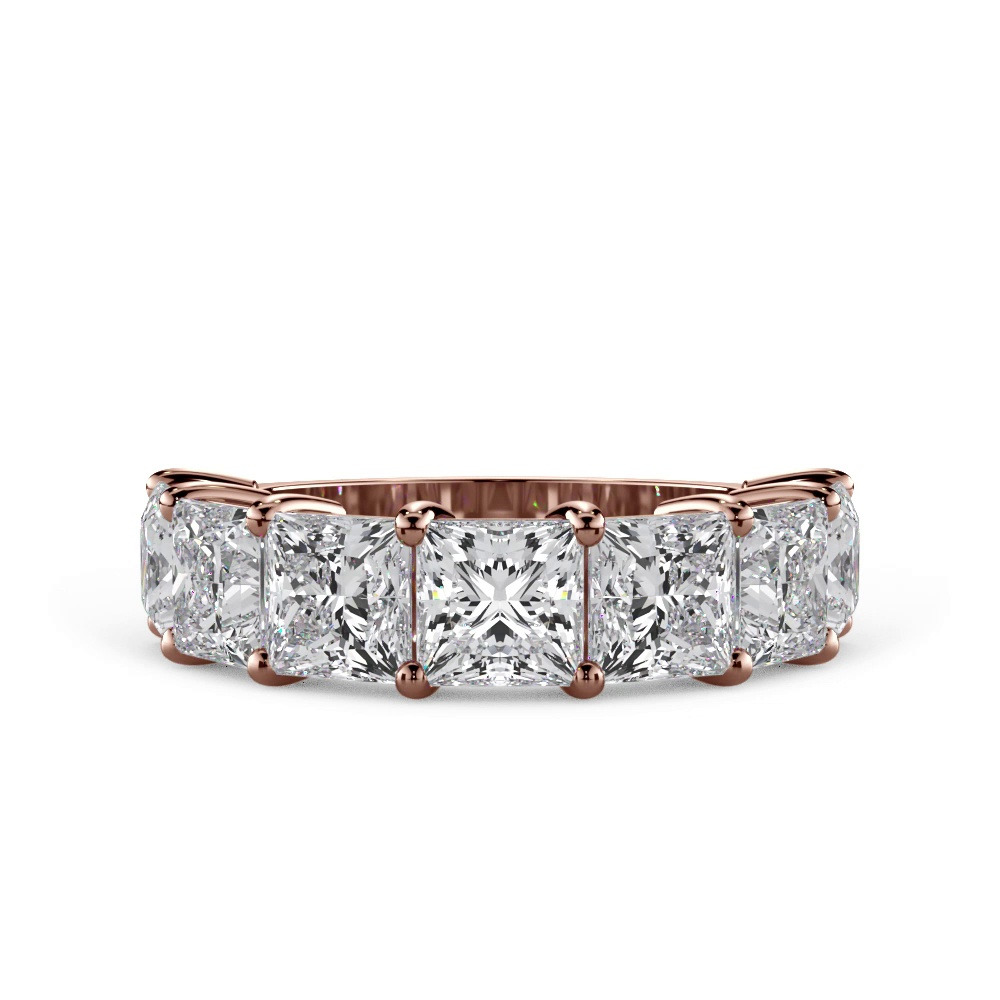 360 degree view of Princess Cut Diamond 7 Stone Ring (5.00 ct. tw.)