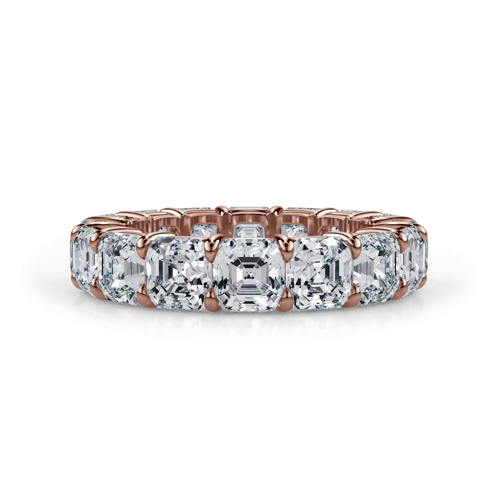 360 degree view of Asscher Cut Lab Diamond Eternity Ring (7.0 ct. tw.)