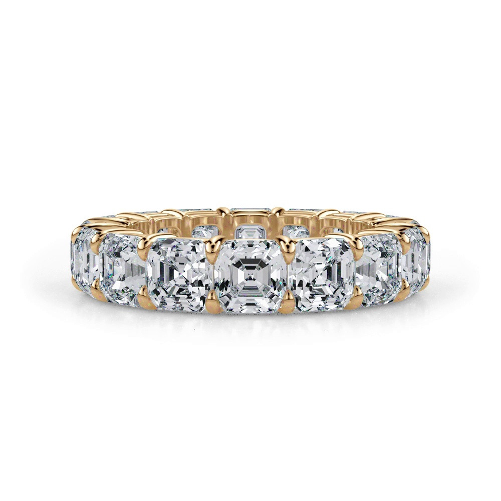 360 degree view of Asscher Cut Lab Diamond Eternity Ring (7.0 ct. tw.)