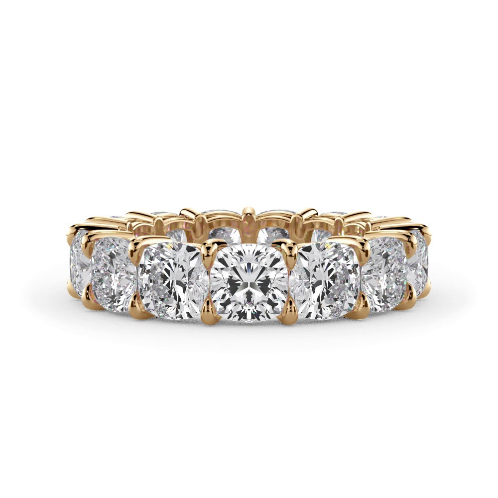 360 degree view of Cushion Cut Diamond Eternity Ring (8.0 ct. tw.)