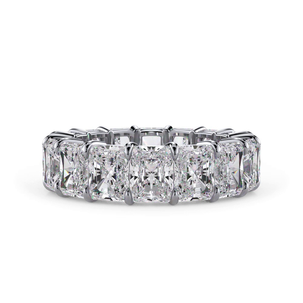 360 degree view of Radiant Cut Lab Diamond Eternity Ring (8.0 ct. tw.)