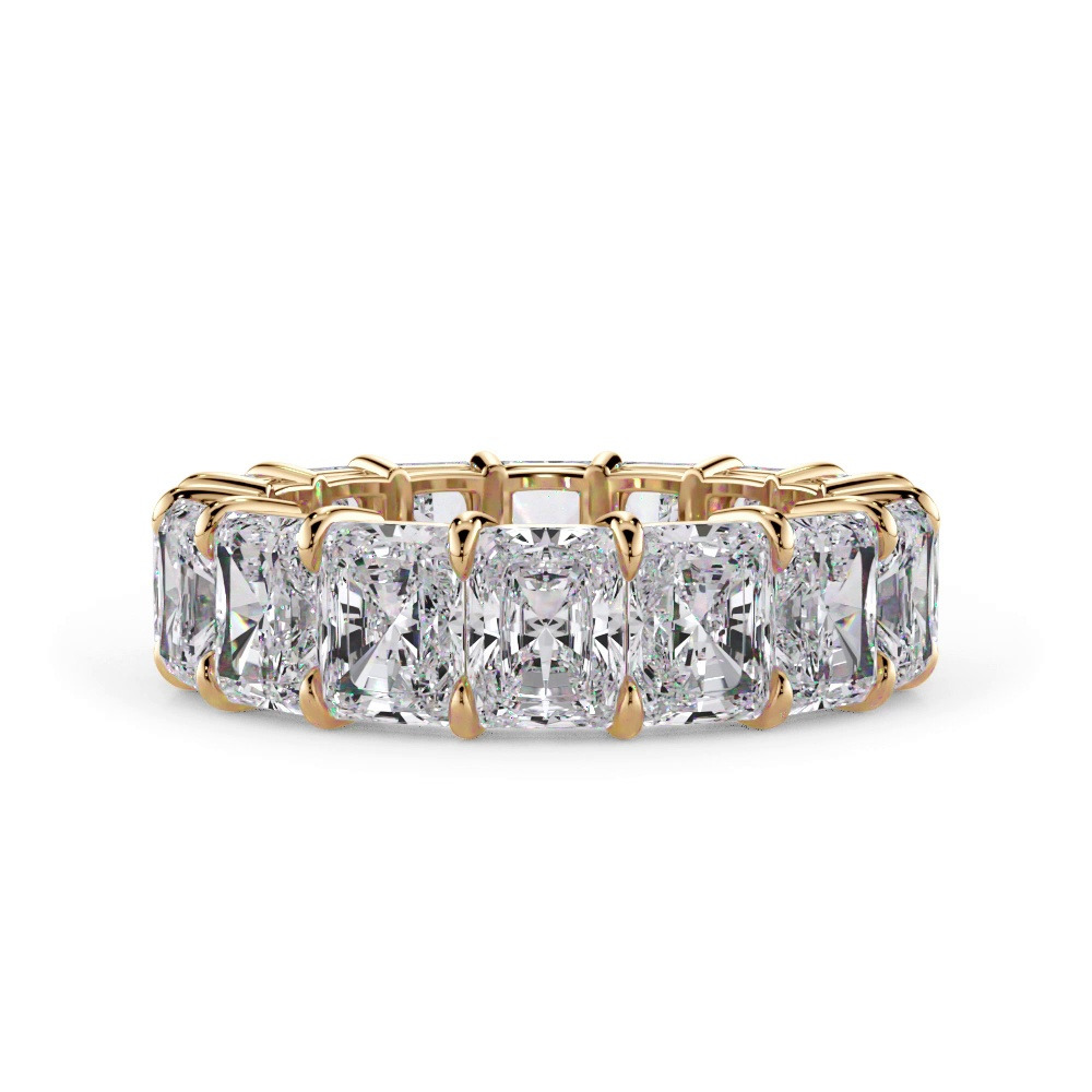 360 degree view of Radiant Cut Lab Diamond Eternity Ring (8.0 ct. tw.)