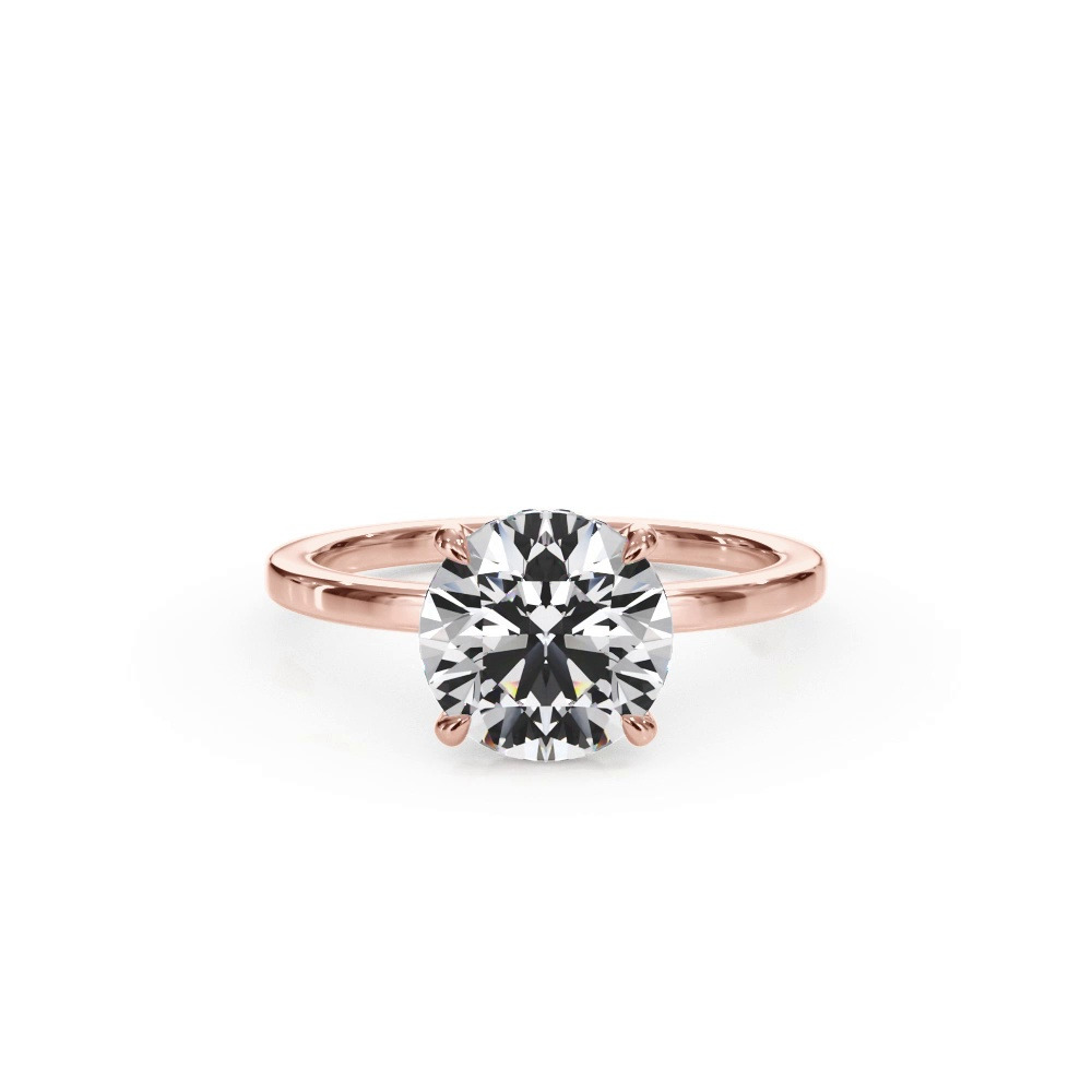 360 degree view of Bellora Hidden Halo Engagement Ring