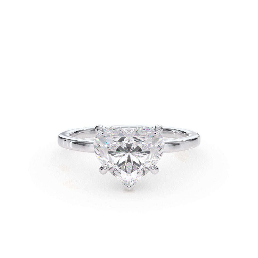 360 degree view of Bellora Hidden Halo Lab Engagement Ring