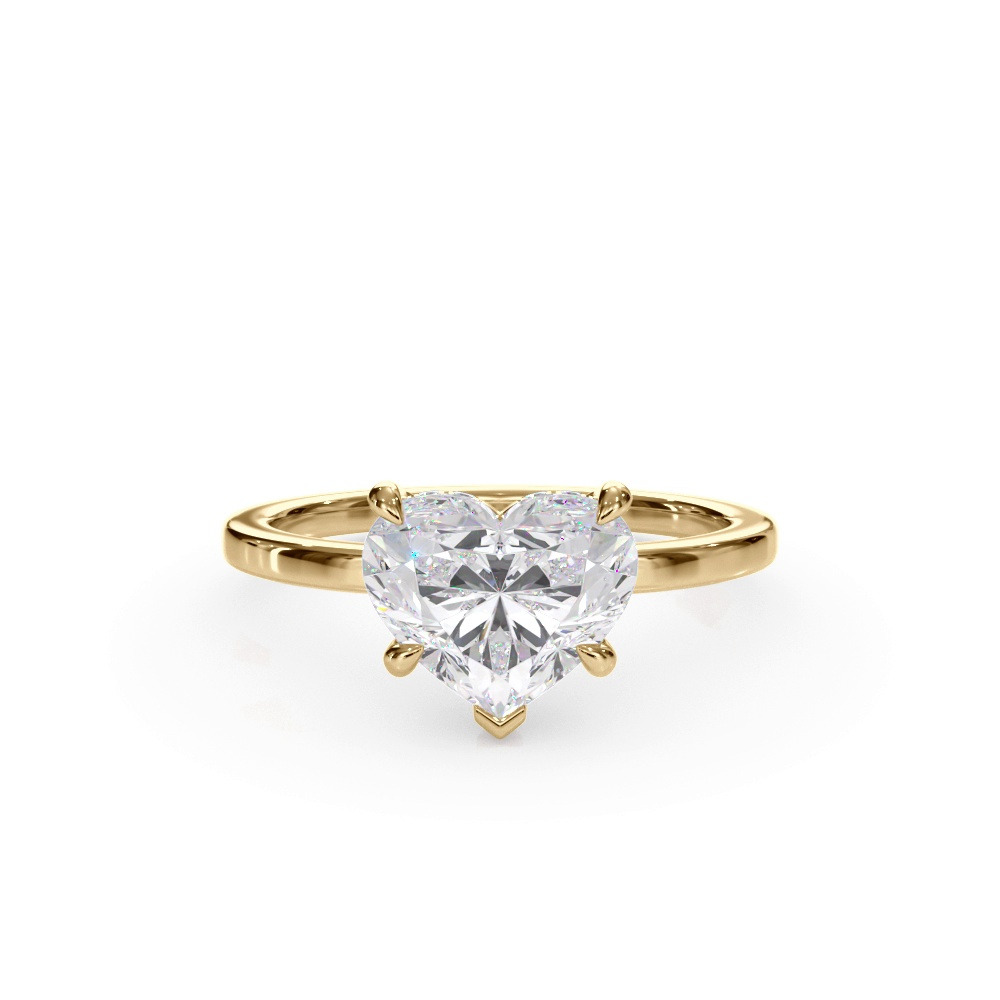 360 degree view of Bellora Hidden Halo Lab Engagement Ring