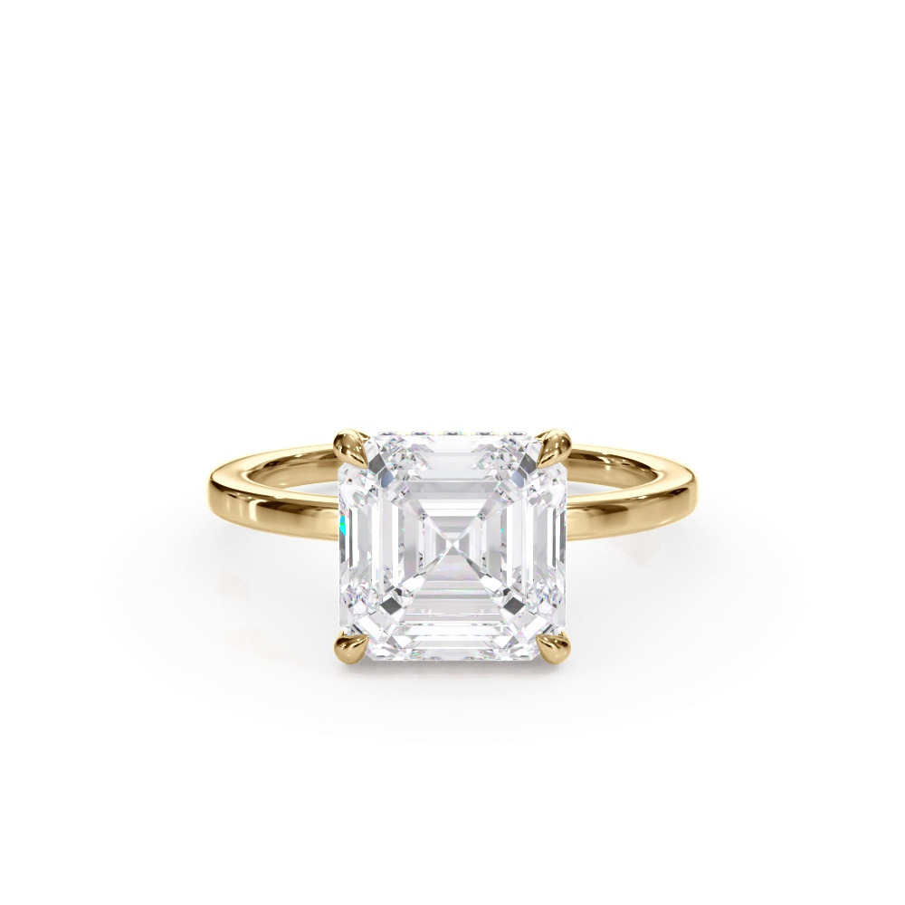 360 degree view of Bellora Hidden Halo Lab Engagement Ring