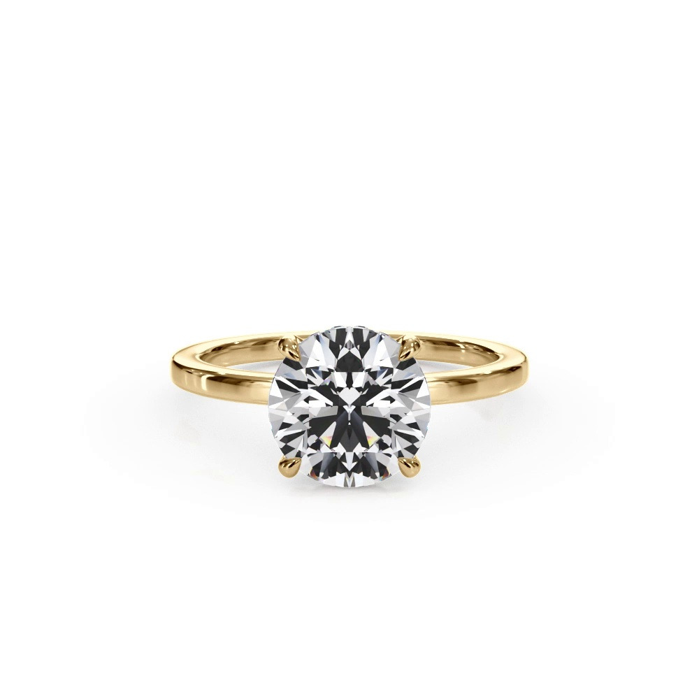 360 degree view of Bellora Hidden Halo Engagement Ring