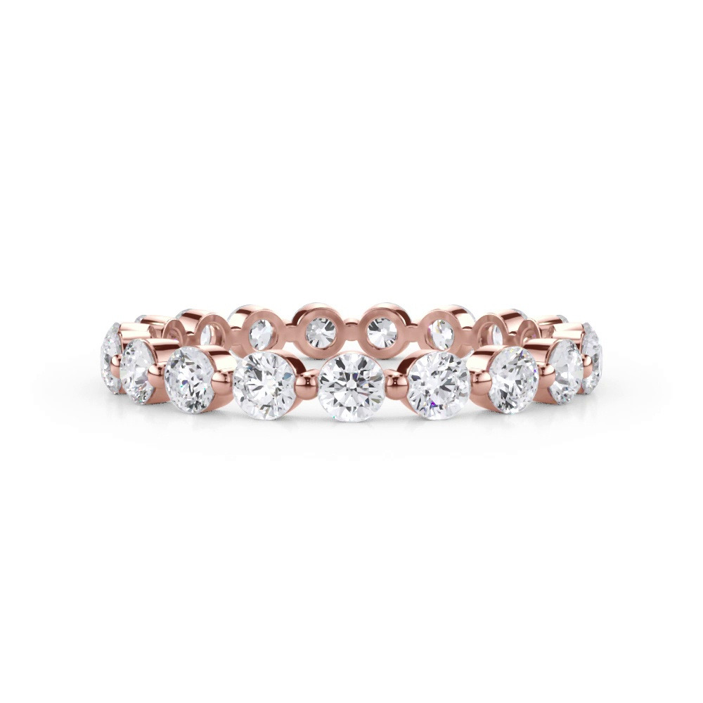 360 degree view of Round Shared-Prong Lab Diamond Eternity Band (1.20ct. tw.)