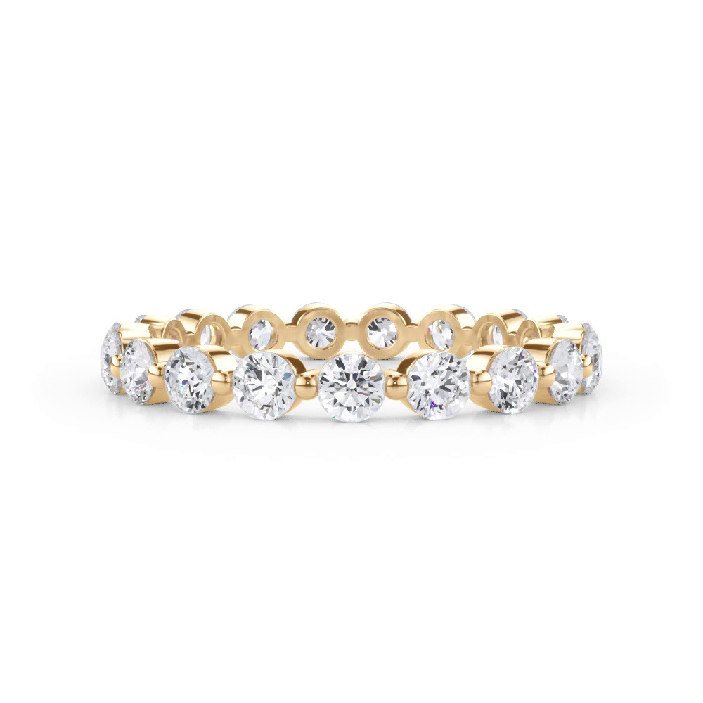 360 degree view of Round Shared-Prong Lab Diamond Eternity Band (1.20ct. tw.)