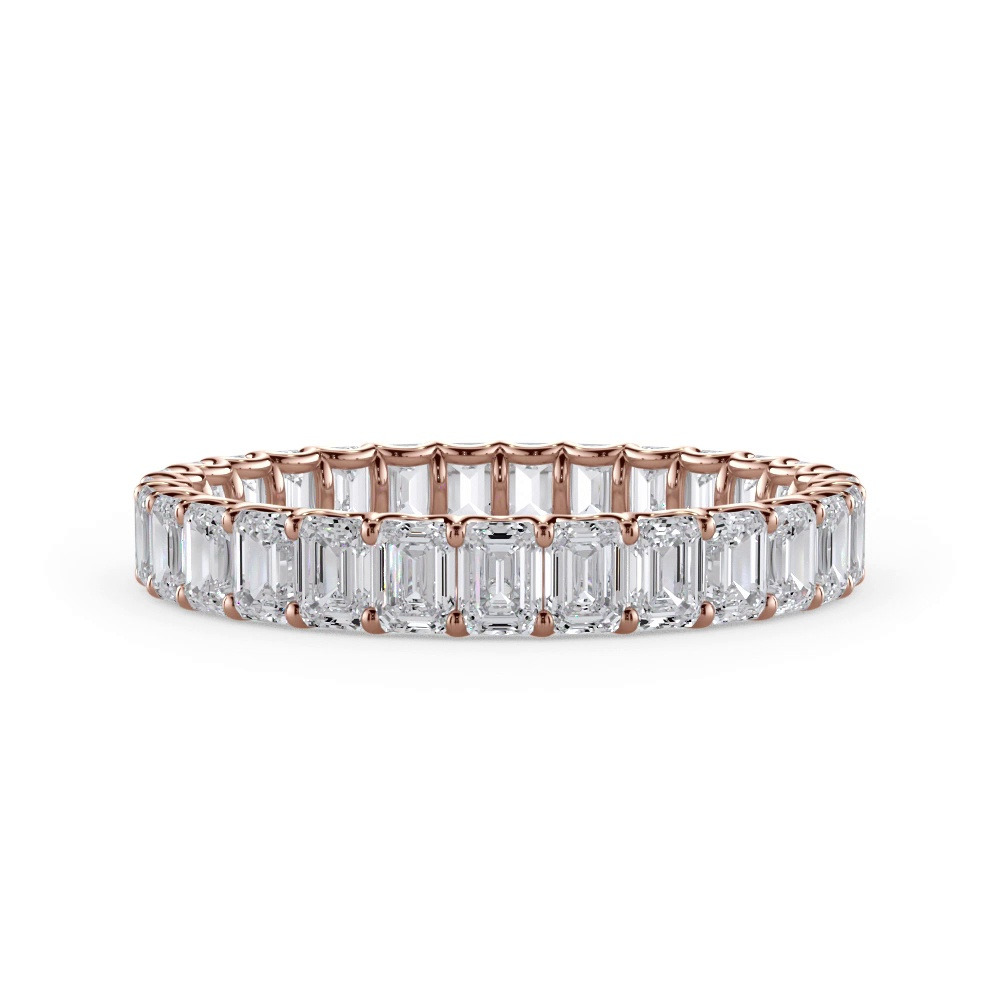360 degree view of U-Prong Emerald-Cut Lab Diamond Eternity Band (2.00ct. tw.)