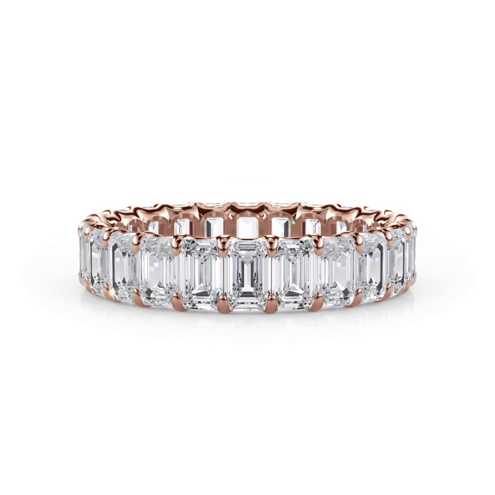 360 degree view of U-Prong Emerald-Cut Diamond Eternity Band (3.00ct. tw.)