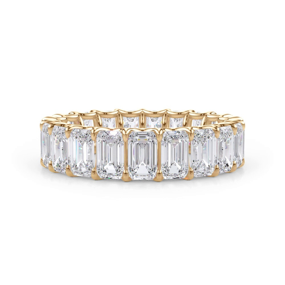 360 degree view of U-Prong Emerald-Cut Diamond Eternity Band (4.00ct. tw.)