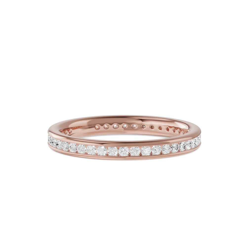 360 degree view of Channel-Set Lab Eternity Band (.50ct. tw.)