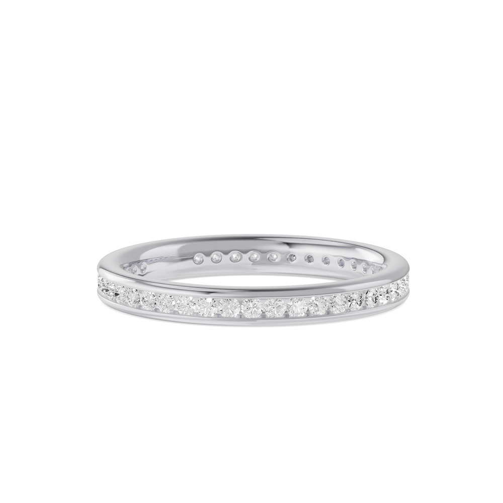 360 degree view of Channel-Set Lab Eternity Band (.50ct. tw.)