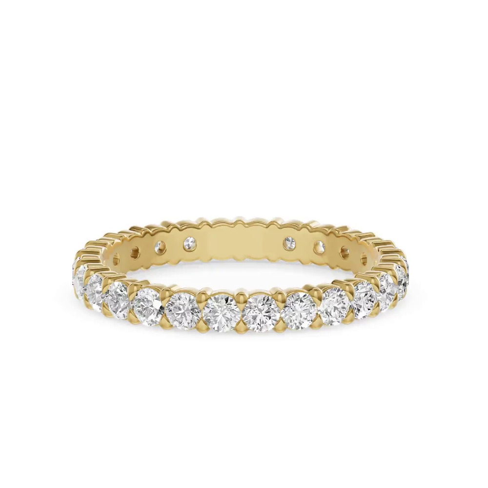 360 degree view of Sculpted Lab Diamond Eternity Ring (1.00ct. tw.)