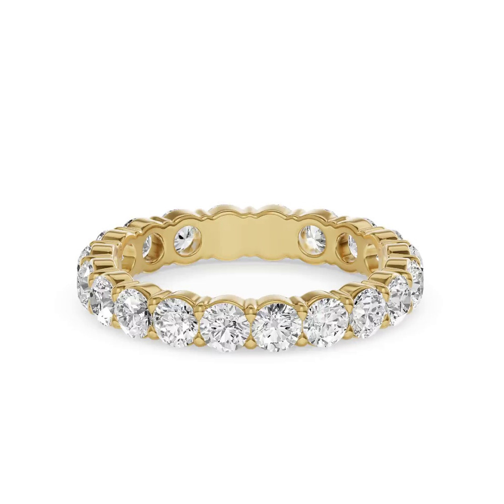 360 degree view of Sculpted Lab Diamond Eternity Ring (2.00ct. tw.)