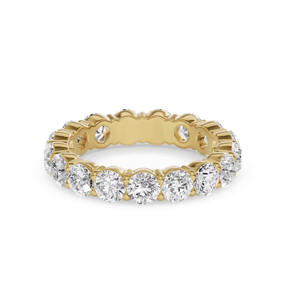360 degree view of Sculpted Lab Diamond Eternity Ring (3.00ct. tw.)