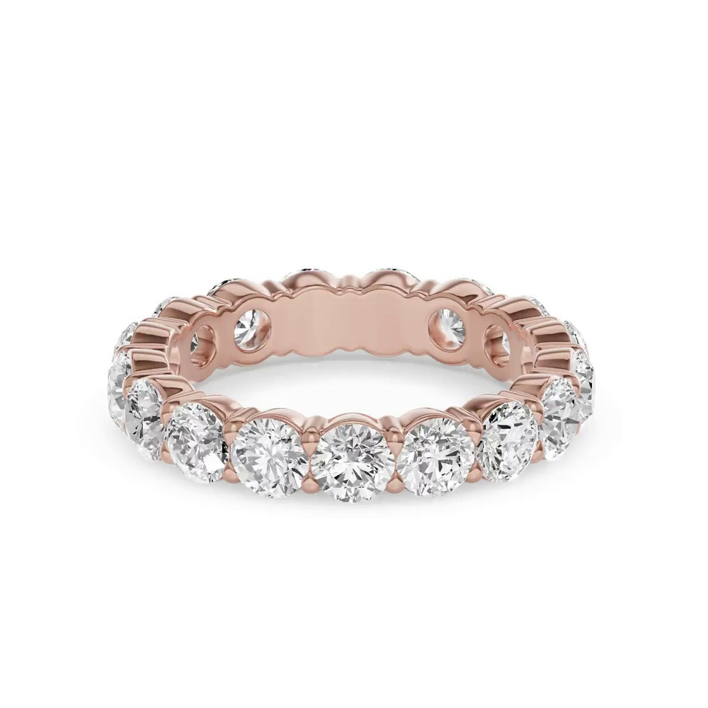 360 degree view of Sculpted Diamond Eternity Ring (3.00ct. tw.)