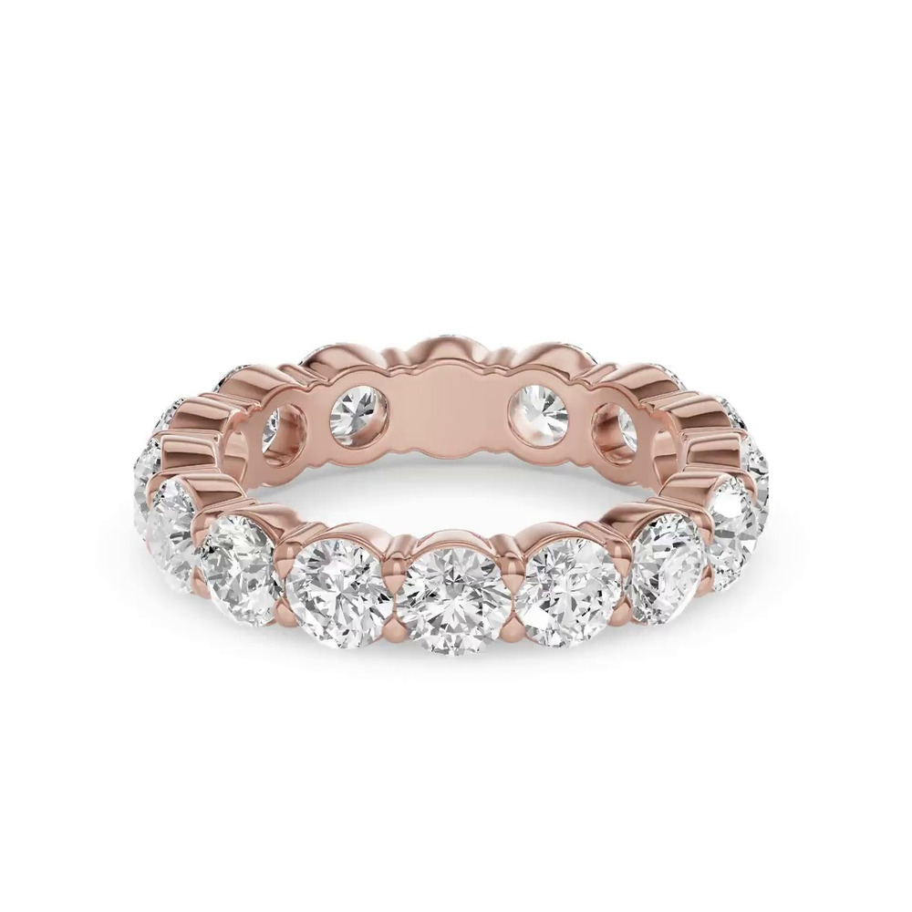 360 degree view of Sculpted Lab Diamond Eternity Ring (4.00ct. tw.)