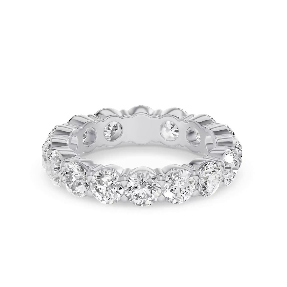 360 degree view of Sculpted Lab Diamond Eternity Ring (4.00ct. tw.)
