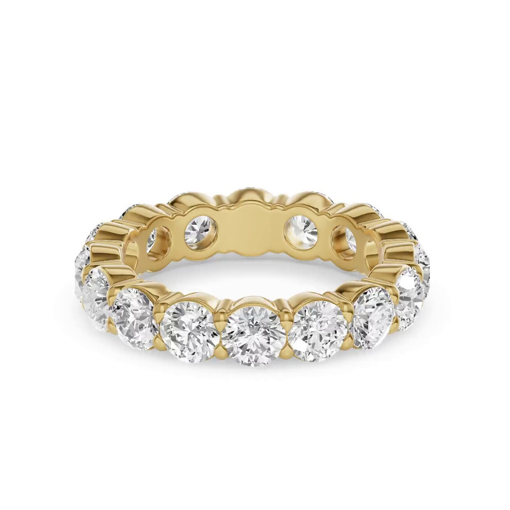 360 degree view of Sculpted Diamond Eternity Ring (4.00ct. tw.)