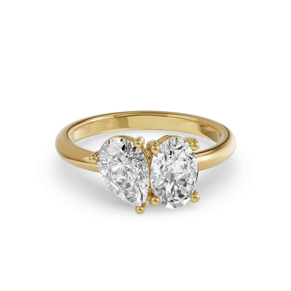 360 degree view of Toi Et Moi Oval & Pear Lab Diamond Ring (2.00 ct. tw.)