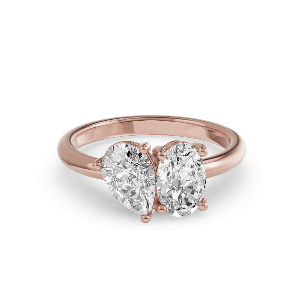 360 degree view of Toi Et Moi Oval & Pear Lab Diamond Ring (2.00 ct. tw.)