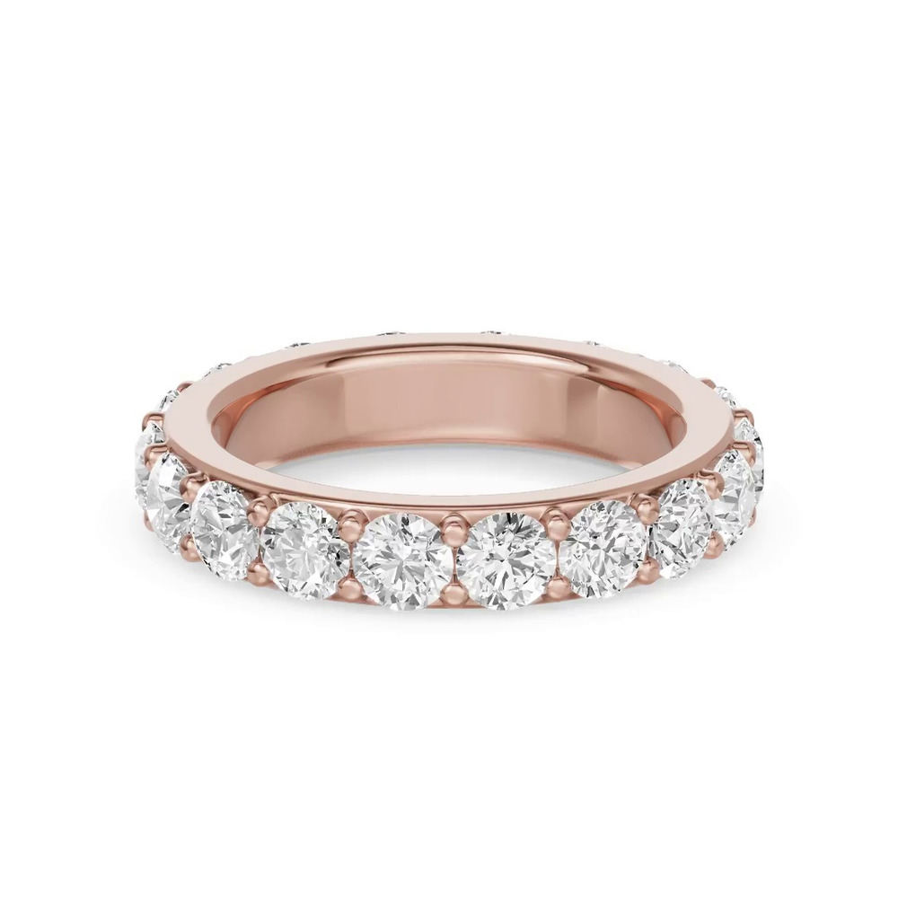 360 degree view of Shared Prong Lab Eternity Band (3.00ct. tw.)