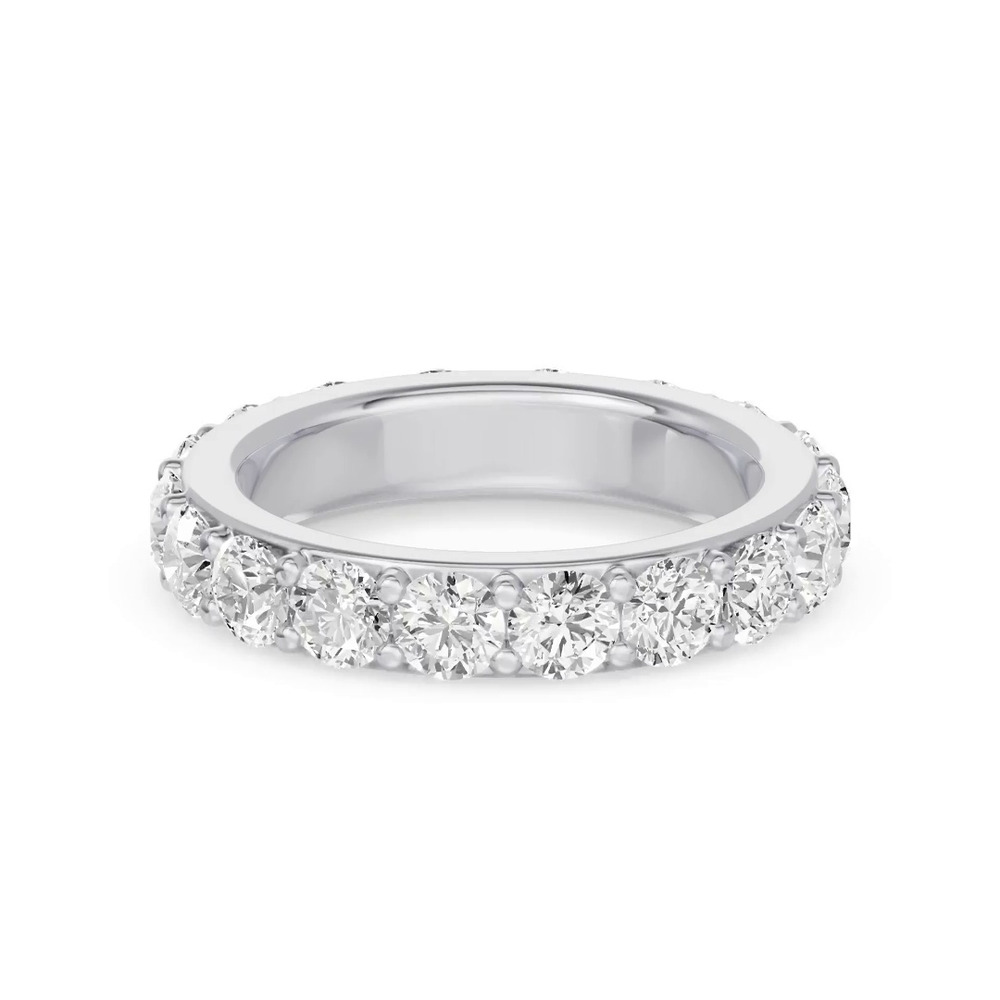 360 degree view of Shared Prong Lab Eternity Band (3.00ct. tw.)