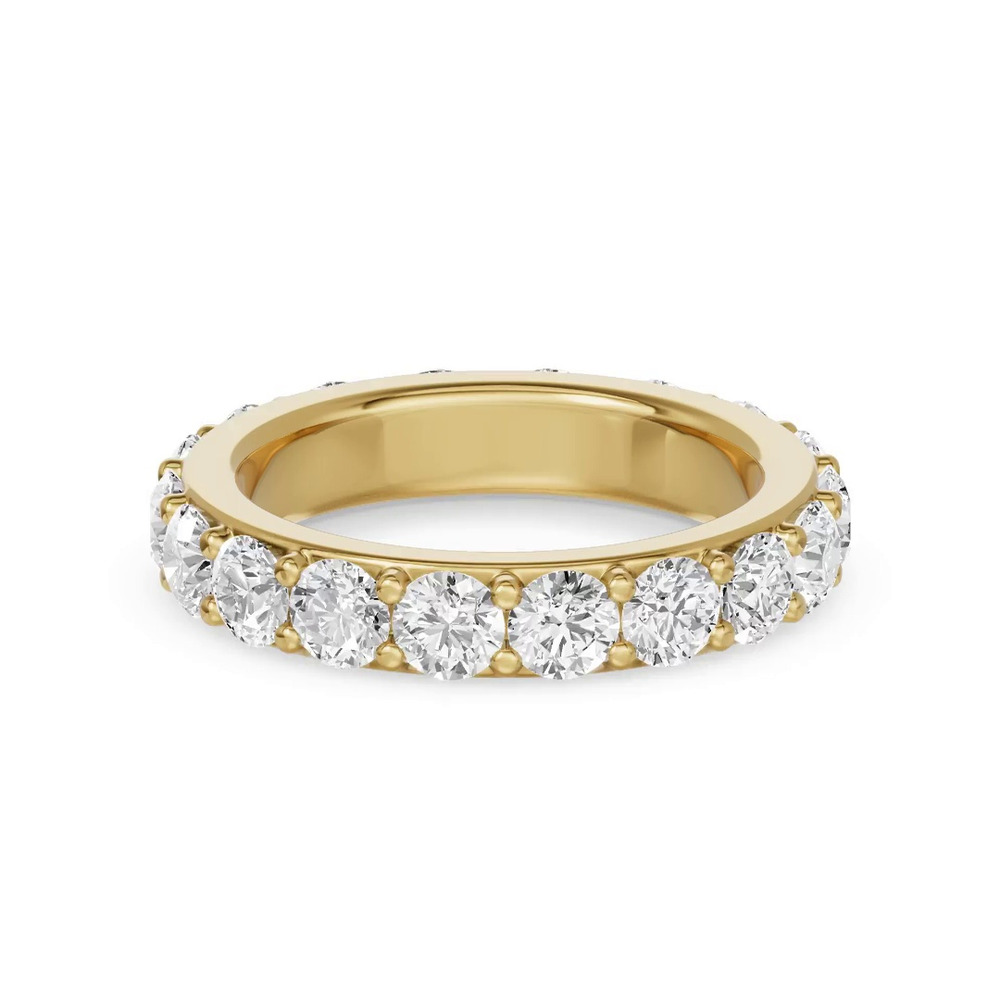 360 degree view of Shared Prong Lab Eternity Band (3.00ct. tw.)