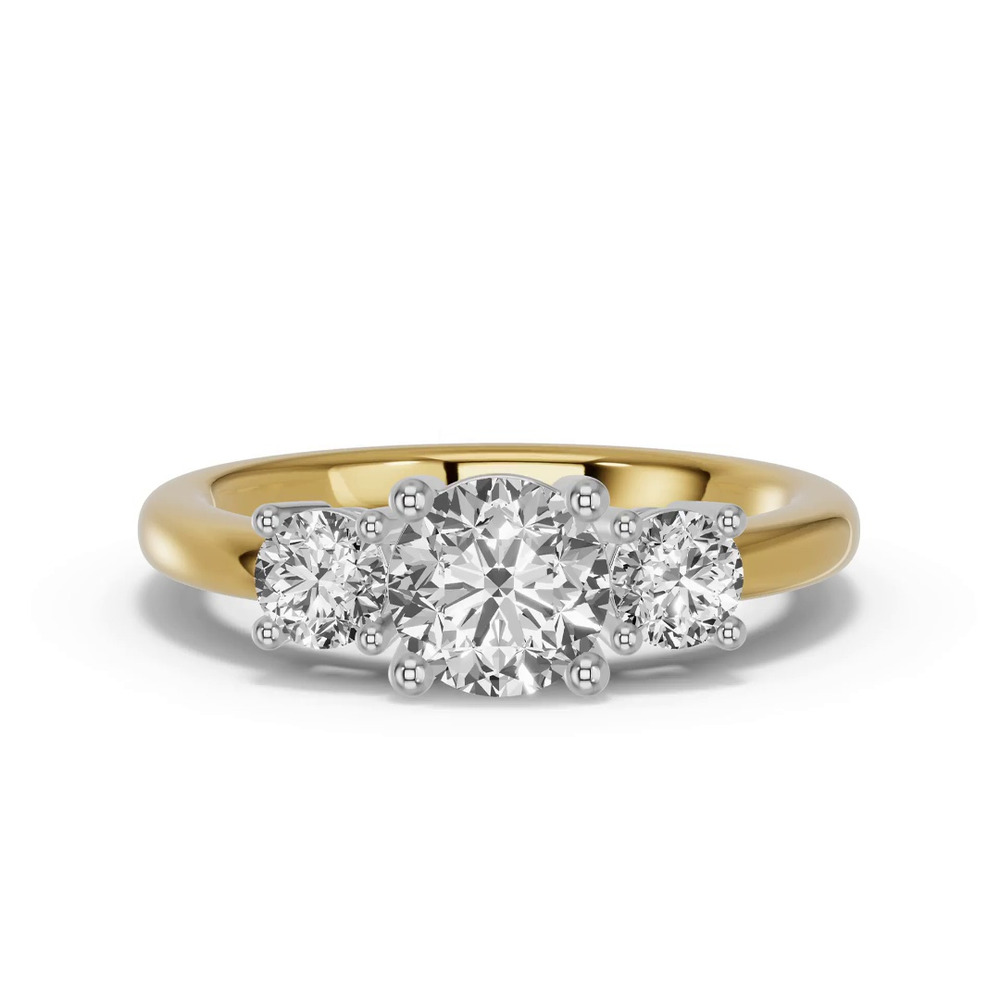 360 degree view of Classic Three-Stone Lab Engagement Ring (½ ct. tw.)
