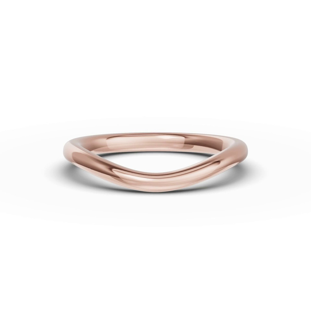 360 degree view of Classic Curved Wedding Band