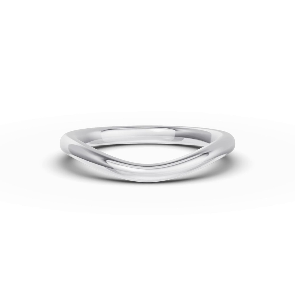 360 degree view of Classic Curved Wedding Band