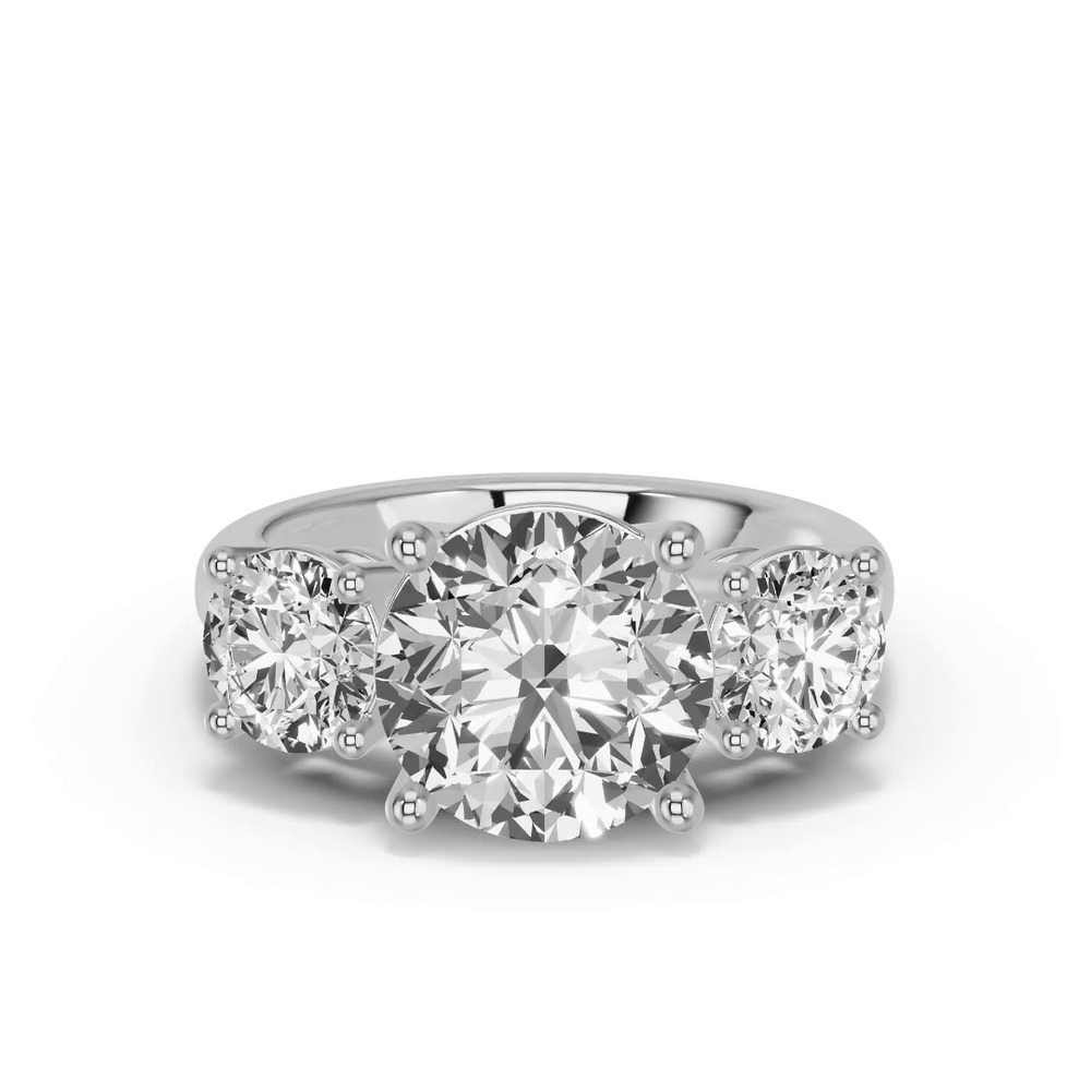 360 degree view of Classic Three-Stone Lab Engagement Ring (2 ct. tw.)