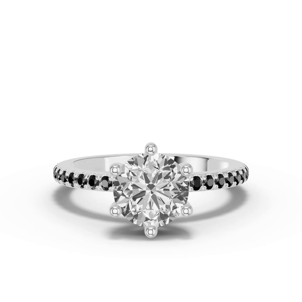 360 degree view of Chroma Black Diamond Engagement Ring