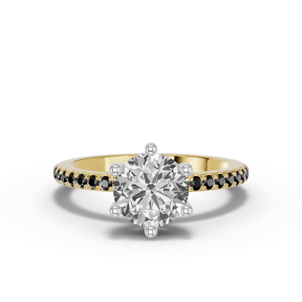 360 degree view of Chroma Black Diamond Engagement Ring