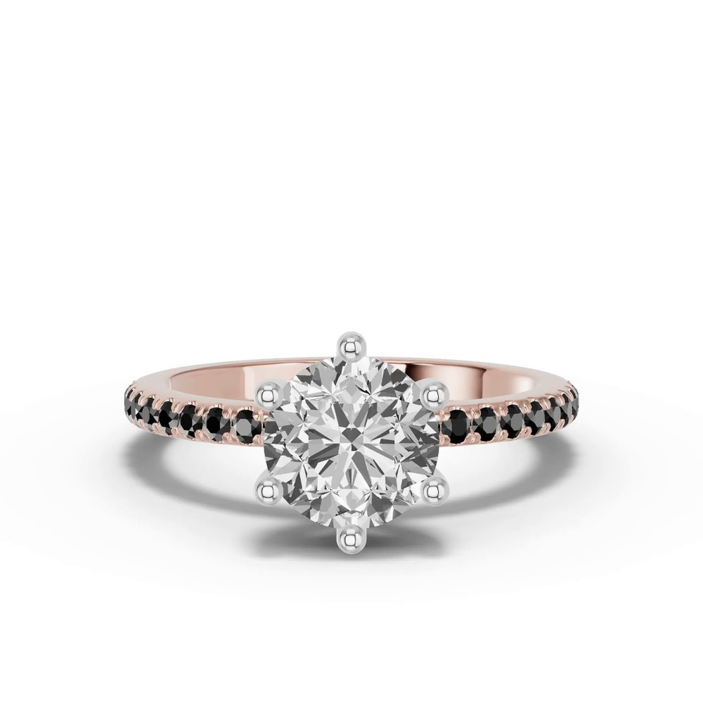 360 degree view of Chroma Black Diamond Engagement Ring