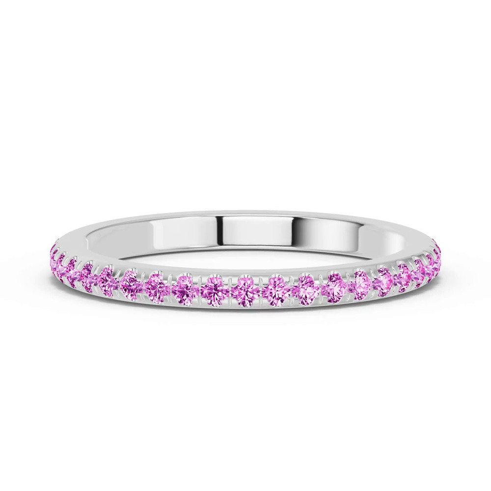 360 degree view of Chroma Pink Sapphire Band